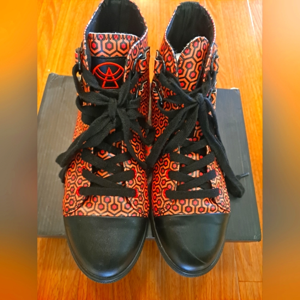 Strange cvlt sneakers redrum orange black